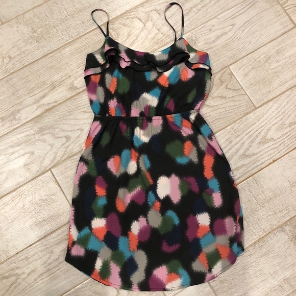 Roxy Ruffled Camisole Sun Dress, Adjustable Straps - Picture 1 of 6